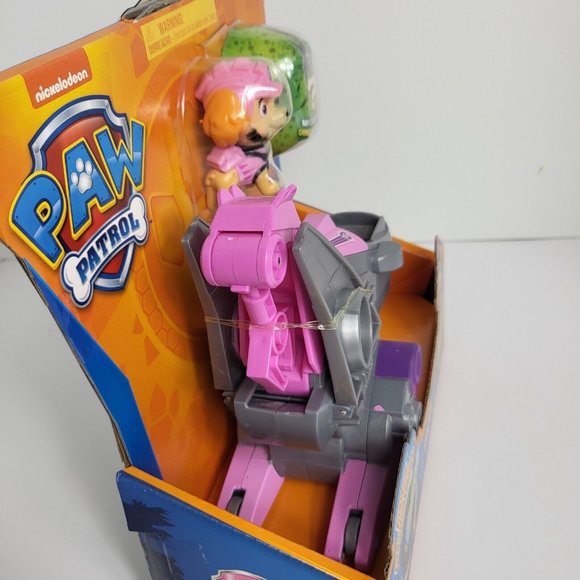 Paw Patrol Dino Rescue Skye Deluxe Vehicle With Figure Mystery Dino Puppy Dog - Picture 5 of 16